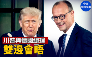 【直播】川普与德国总理举行双边会晤