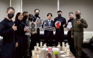 赖清德视导反恐训练中心 吁推全社会防卫韧性