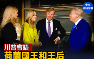 【直播】川普会晤荷兰国王和王后