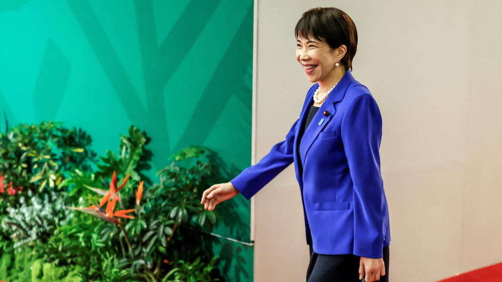 日本首相高市早苗于2025年11月23日在约翰内斯堡出席G20峰会。