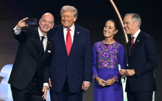 川普出席史上最大型世界杯抽签仪式